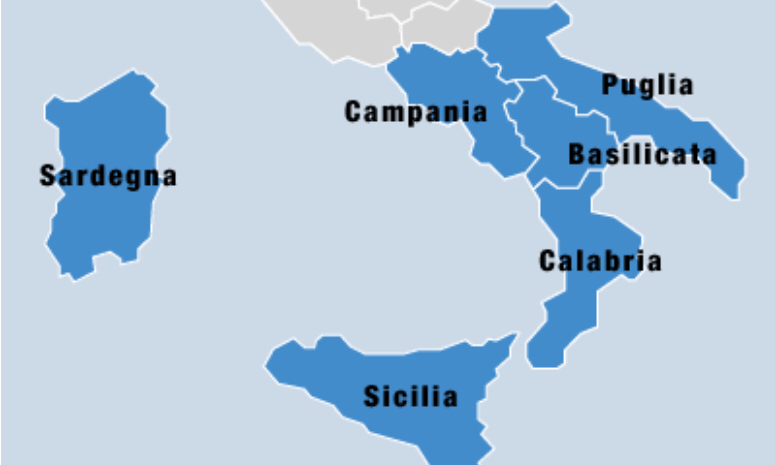 Immagine del sud e isole